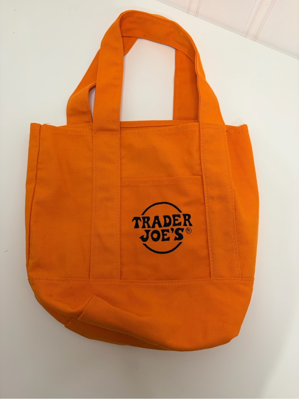 PUMPKIN Orange Canvas MINI Tote Bag